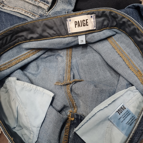 PAIGE Jimmy Jimmy Skinny Boyfriend Mid-rise Jeans Tag Size 28 - Picture 11 of 16